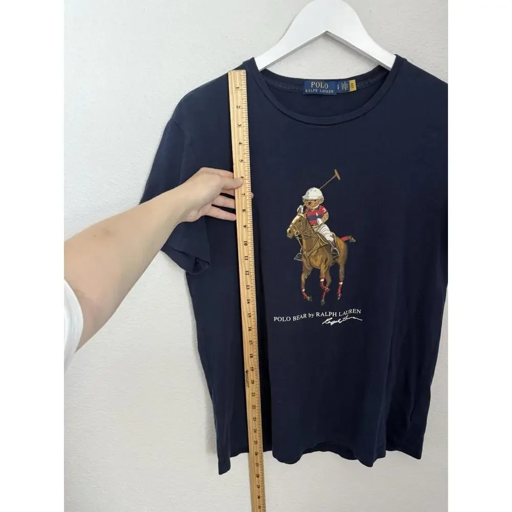 Polo Ralph Lauren Men’s Polo Bear & Big‎ Pony Classic Preppy Shortsleeve Sz S